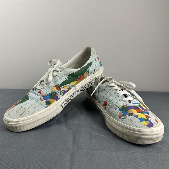 Vans Shoes - Vans Save Our Planet Shoes Mens Sz 8.5 Women's Sz 10 Limited Edition World Map